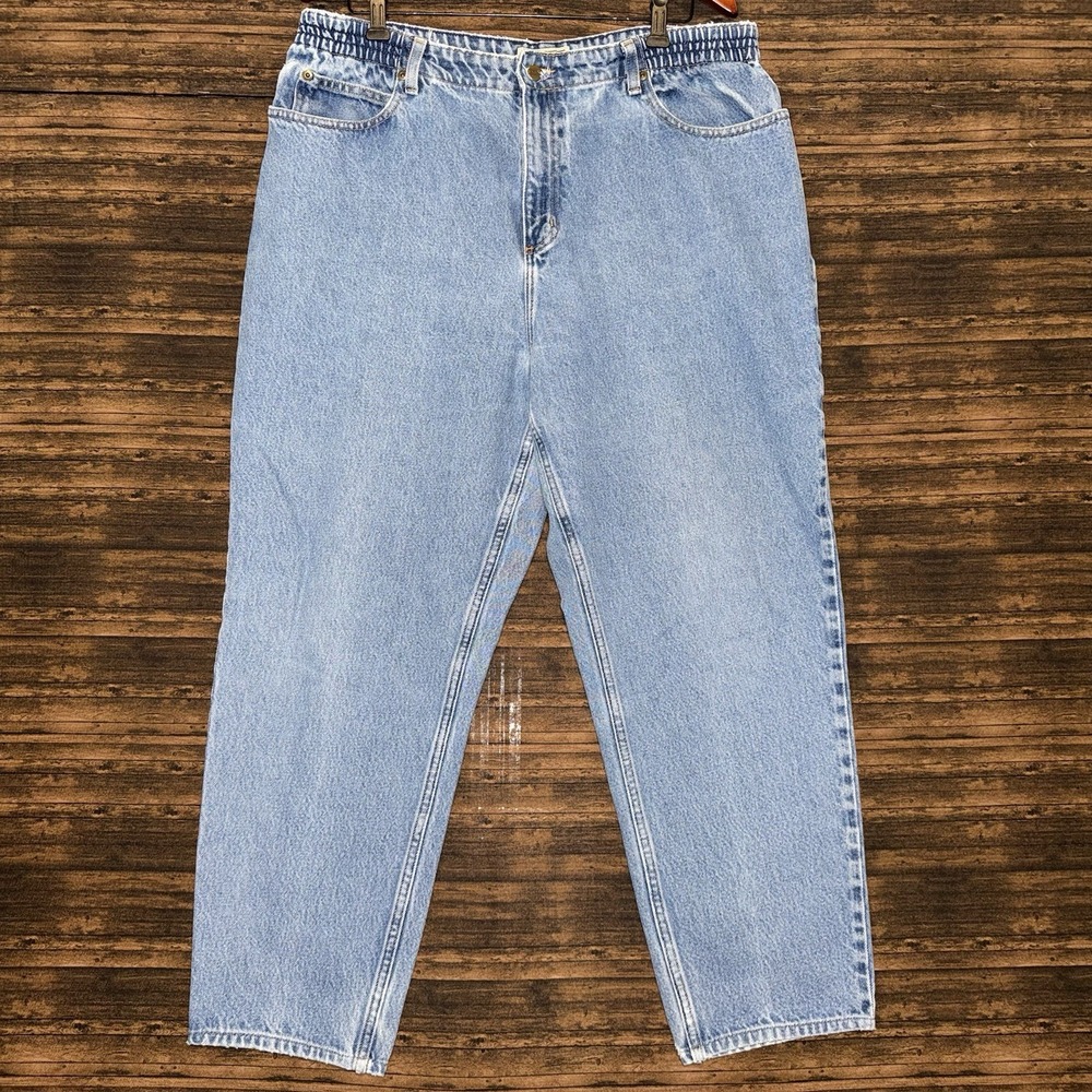 L.L. Bean Blue Denim Original Fit Relaxed Casual Jeans Women Size 18W